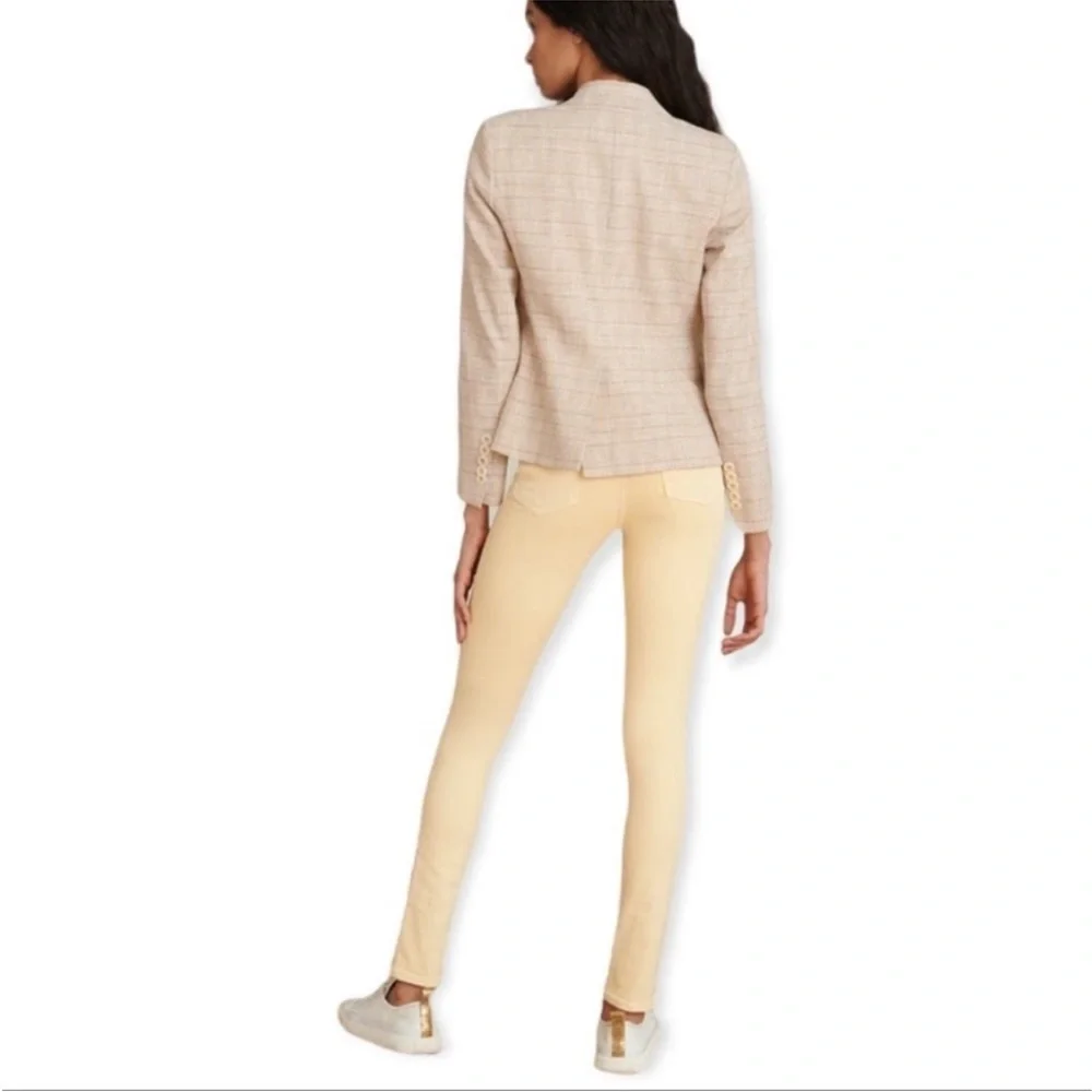 Veronica Beard Women 30/10 Maera High-Waisted Wash Mustard Yellow Skinny Jeans‎